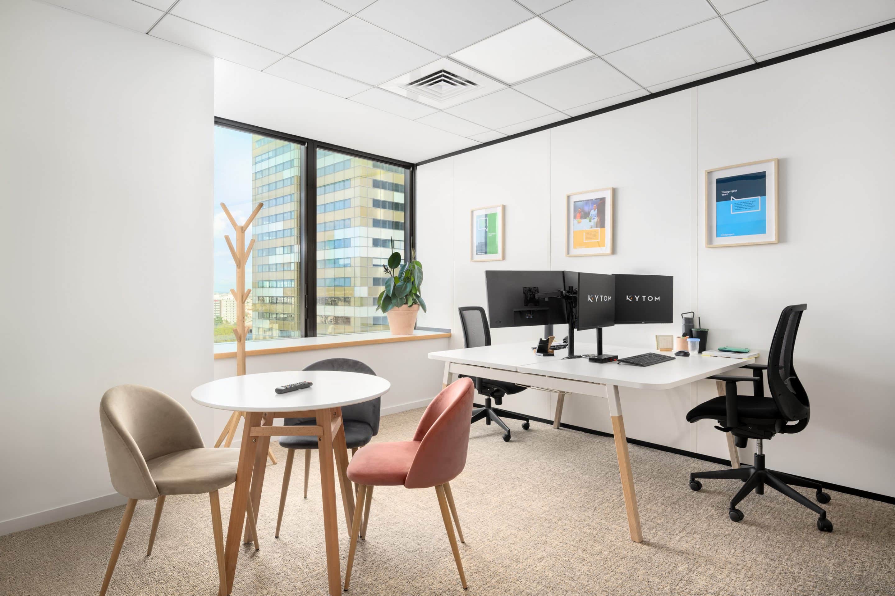 Bureaux double avec convivialité